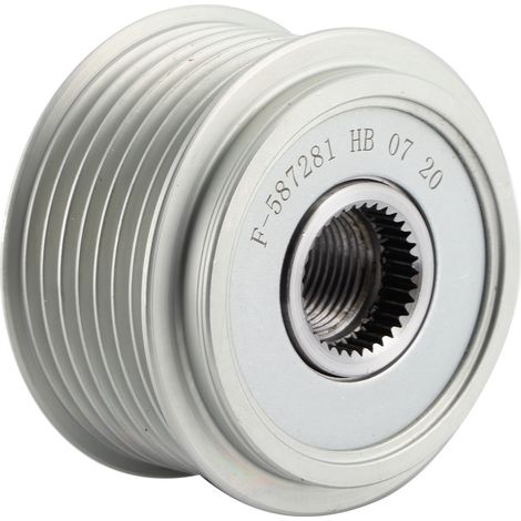 Poulie d'embrayage d'alternateur F-587281, pièces de générateur compatibles avec Ford Ranger (TKE) 2.2 TDCi (1/5)