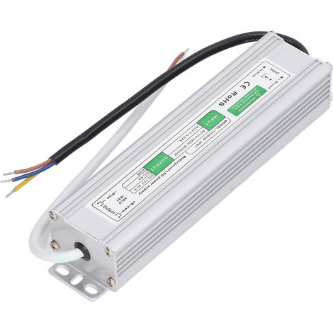 Driver LED, alimentation LED avec indice d'étanchéité IP67, transformateur LED, transformateur basse tension, convertisseur CC-CC 110V-260VAC vers 12V, alimentation à découpage LED à tension constante (1/5)