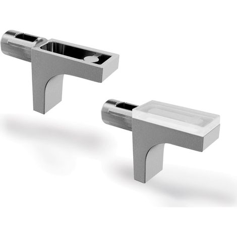Sachet de 100 supports d'étagère K-Line nickelés 5 mm
