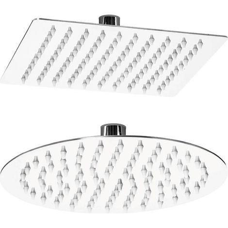 SET DOCCIA 'STARTER' quadrato - soffione 20 x 20 cm