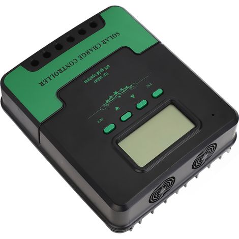 Régulateur de charge solaire MPPT 60A, écran LCD, double port USB 5V 3A, compatible batteries 12V/24V, chargeur intelligent pour panneaux photovoltaïques. (1/5)