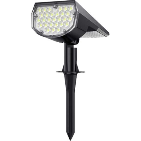 Lampe Puissante [37LED/] Spot Solaire Exterieur IP65 Imperméable, Lumière, Eclairage Pour Les Décorations de Jardin(Blanc Froid)-RAPANDA (1/4)