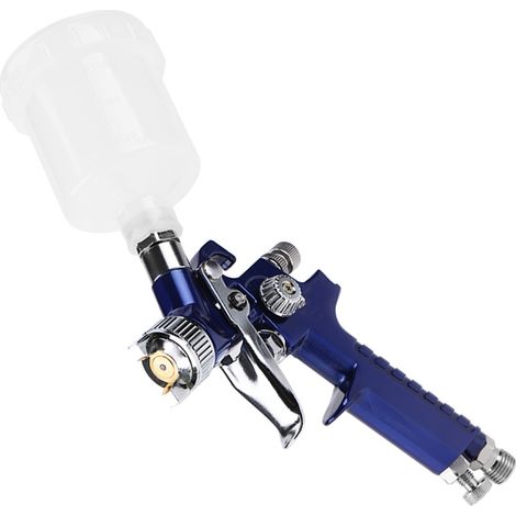 Pistolet à peinture pneumatique professionnel H-2000A avec buse de 0,8 mm et godet de 125 ml, pour retouche automobile (1/5)