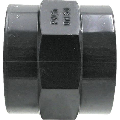 Connettore a bussola filettato in PVC-U da 2 pollici (28 x 12 mm) SW 80 PN 10 bar per tubo flessibile (1/2)