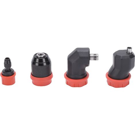 Jeu de mandrins pour perceuse électrique, adaptateur de foret 6,35 mm, verrouillage automatique et dégagement rapide pour perceuses filaires et sans fil (1/5)