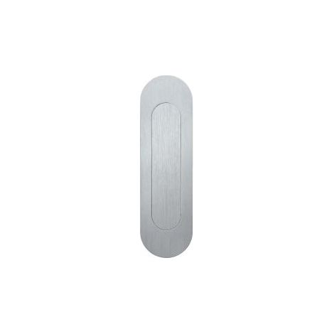 Pomo puerta de encastrar 0 42 4250,oval,Alu F1
