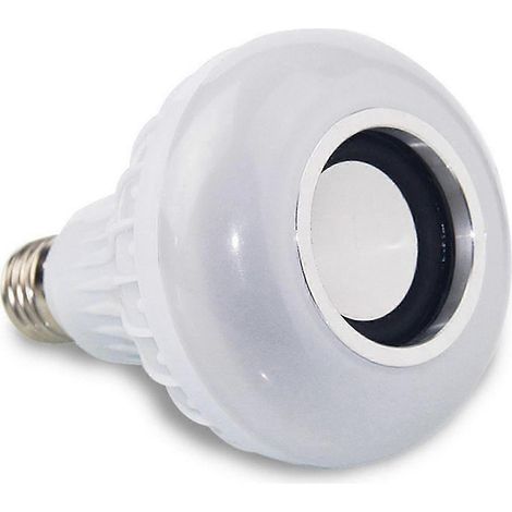 Ampoule musicale LED Bluetooth RGB Veilleuse AC100-250V B22 12W pour fêtes et vacances 25-26 (E27) (1/5)