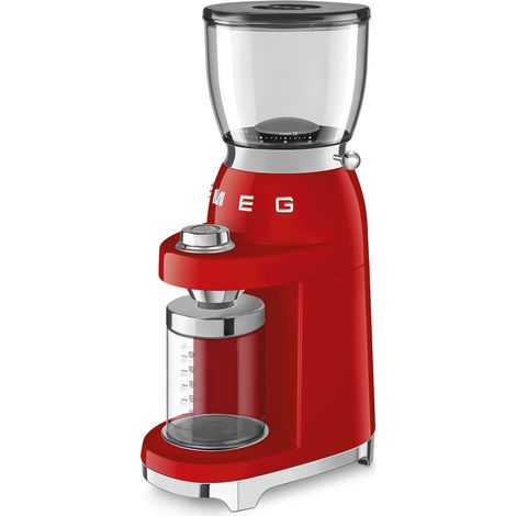 Smeg CGF11RDEU Molinillo de café rojo diseño años 50 (1/5)