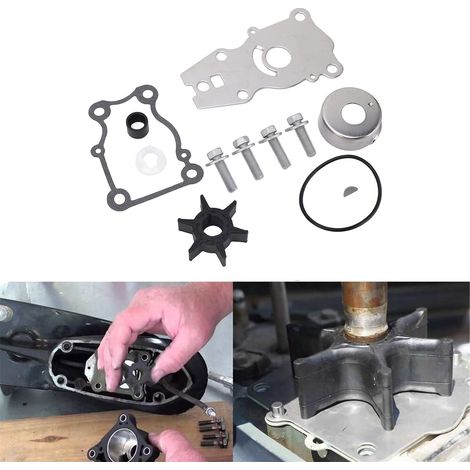 Kit de réparation de turbine de pompe à eau pour moteur hors-bord Yamaha 25/30/40 CV, référence 66T-W0078-00 (1/5)