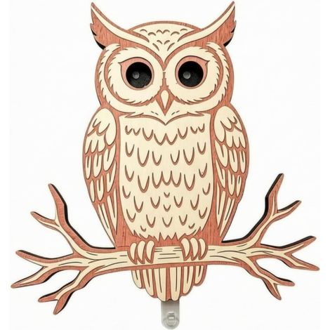 Space-Saving Wooden Wall-Mounted Key Holder (1/5)