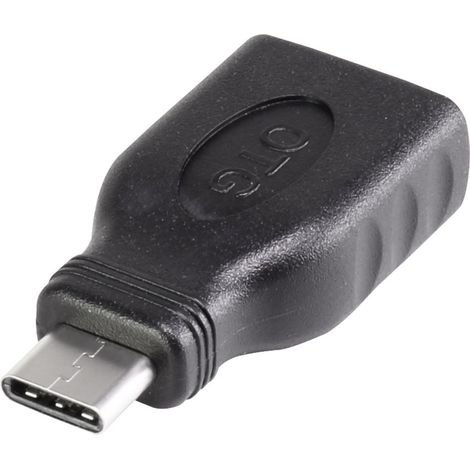 Renkforce USB 3.2 Gen 1 (USB 3.0) Adapter [1x USB-C® Stecker - 1x USB 3.2 Gen 1 Buchse A (USB 3.0)] (1/3)