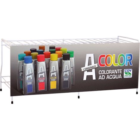 1PZ ESPOSITORE DA BANCO 'ACOLOR' cm 66 x 28 x h 28