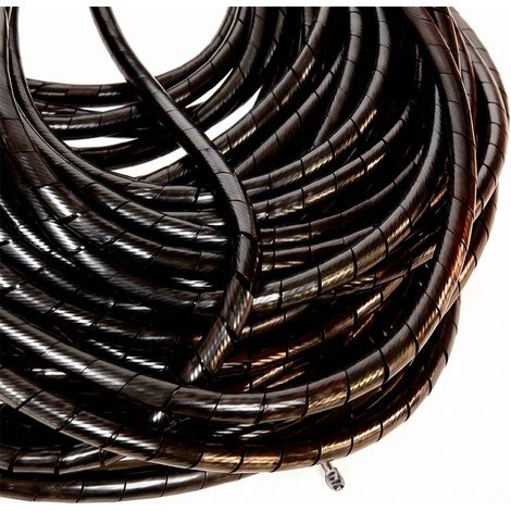 Cinta helicoidal ø 12 x 14 mm, negra