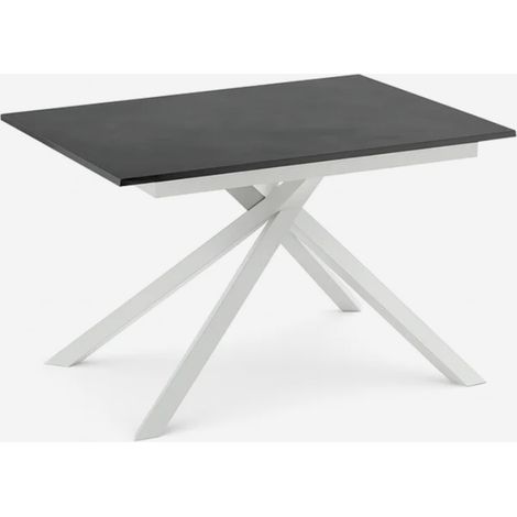Pluto, Tavolo allungabile con top in melaminico Cemento grigio (90cm X 140-190cm H. 76cm) Duzzle (1/5)