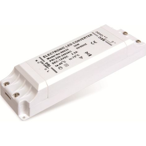 CHILITEC Alimentation à découpage LED, 12 V-, 30 W