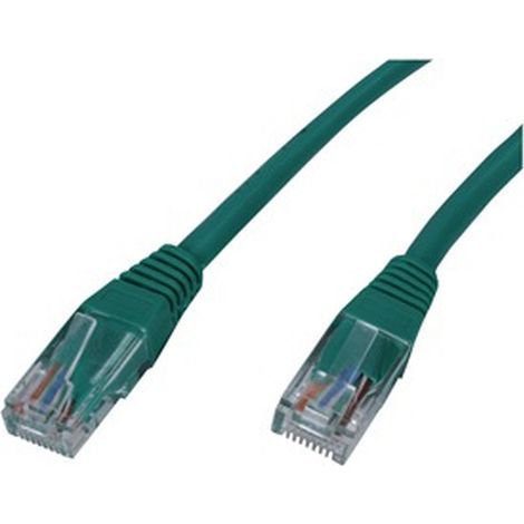 exertis Connect CORDON PATCH RJ45 U/UTP CAT5e Vert - 0.30 M (853921)