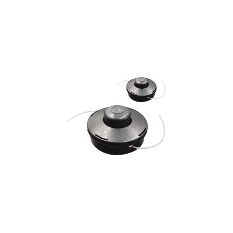 Set mit 2 universellen Ersatzköpfen für M10 x 1,25 Doppelfaden-Benzin-Freischneider (schwarz) - Crezuo (1/4)