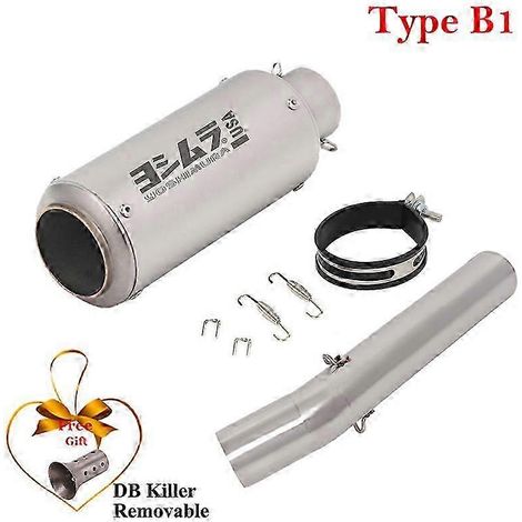 Pot d'échappement moto, silencieux Db Killer pour Honda CB1300 2003-2015, Yamaha FZS 600 Fazer 1998-2003 (Type B1) (1/5)