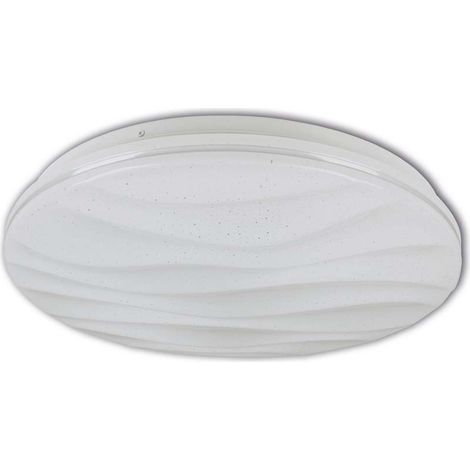 Deckenleuchte Deckenlampe Wohnzimmerleuchte App Dimmer Fernbedienung LED D 38 cm