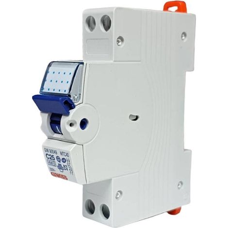 DISJON.MAGN.-THERM. COMP.2P C25 4,5KA 1M GEWISS GW90049 (1/2)