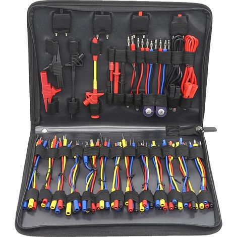 Kit de fils de test pour multimètre, compatibilité universelle, ensemble d'accessoires complet, 70Pcs (1/2)