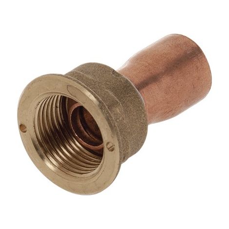 Racor recto 359GCU con tuerca contador con precinto - HECAPO Medidas: Ø12x20.150 mm