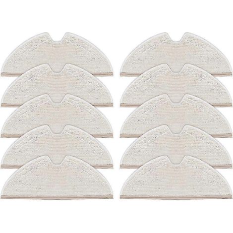 Chiffons de vadrouille de nettoyage domestique, accessoires de remplacement pour aspirateur Robot T8, 10 pièces (1/5)