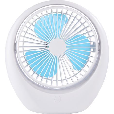 Mini-USB-wiederaufladbarer, leiser Ventilator für den Schreibtisch, Weiß - ANDERE (1/2)