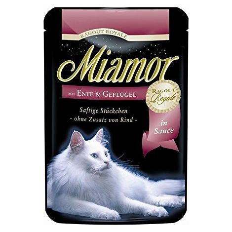 MIAMOR - RAGOUT ROYALE KITTEN AVEC VACHE EN JELLY - 22 X 100 G ZOO