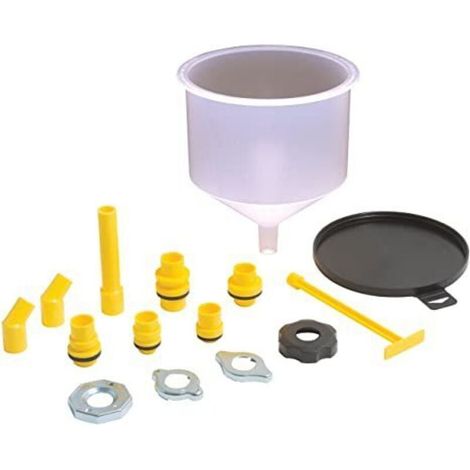 15 pièces en Plastique Entonnoir de Remplissage Bec verseur d'huile Outil Anti-déversement kit de Remplissage de Liquide de Refroidissement (1/4)
