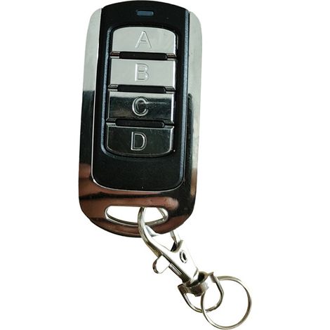 Telecomando wireless a 2 canali con frequenze multiple per cancelli, porte di garage e tapparelle – 4 tasti, compatibilità universale, installazione facile
