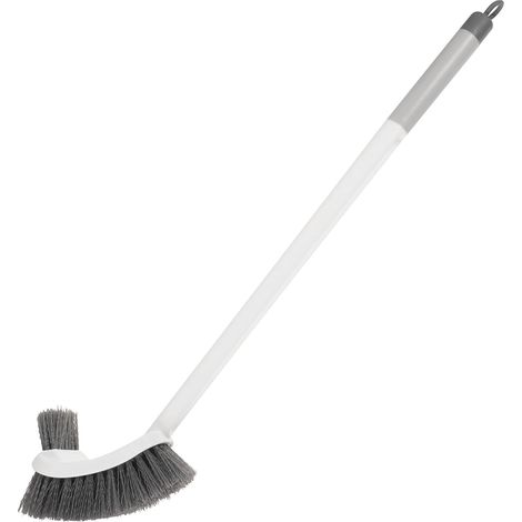 Brosse de toilette, blanc, pour rebords WC et salle de bain (1/5)