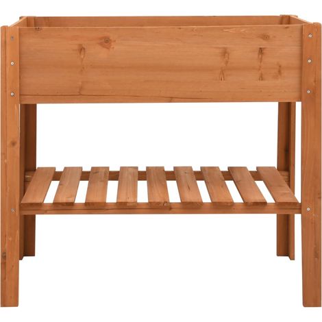 Jardinière Bac à fleurs 88x43x80 cm Bois de sapin (1/5)