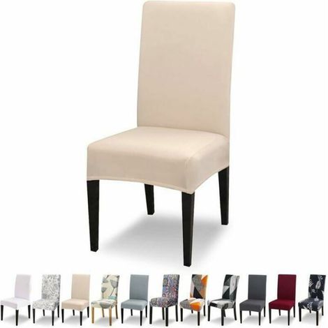 Housse De Chaise - Extensible 45-65 Cm - Pour Chaise Salle À Manger - Lot De 4 (1/5)