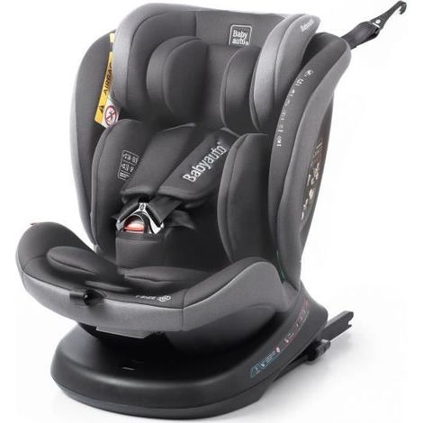 Siege auto - BABYAUTO - RODIA - Groupe 0/1/2/3 - 40 / 150 cm - I-Size Plus - Isofix - Pivotant - Inclinable - Réducteur - Gris (1/5)