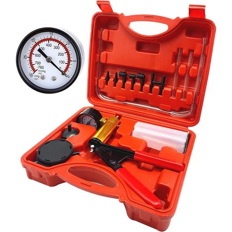 Kit Pompe a Vide Purge Liquide de Frein Vidange Manuelle Moto Voiture, avec caractéristiques : Manuel, Outil, Kit