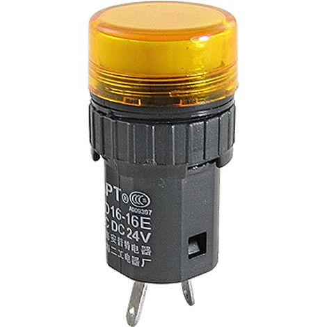 DC 24V 1A gelbe, runde Kappenanzeige mit Lampe (424709a8d7f88e203d7ebdb9354a7b3e)