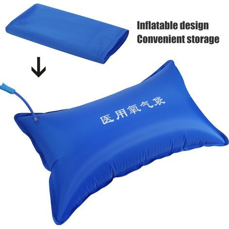 Coussin d'oxygène portable 42L en PVC réutilisable pour premiers secours et urgence médicale (1/5)