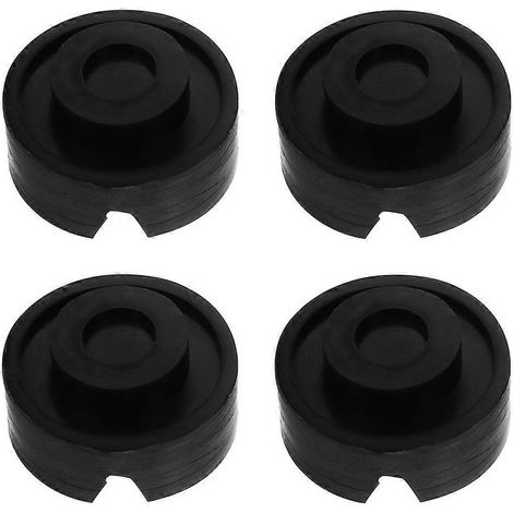 patins en caoutchouc résistants pour cric de levage automobile (noir)-7X7cm-Black