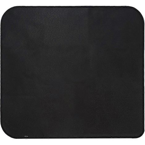 Tapis isolant pour barbecue, tissu ignifugé pour usage extérieur, 1 pièce, noir, protection thermique (1/5)