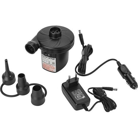 Pompe à air électrique - 12 V/220 V - Double alimentation pour aspiration et gonflage