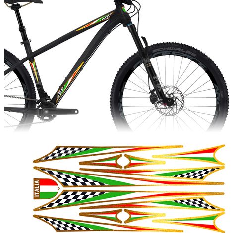 Sticker Adesivi Frame Italia per Telaio Bici, 50 x 17.5 cm (1/2)