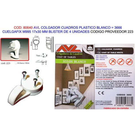 Weißer Cuadrofix-Aufhänger AVL M99517 30 mm BL4 Einheit 3666