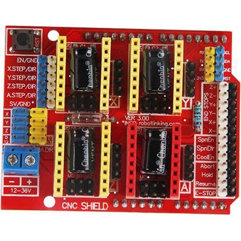 Treibererweiterungsplatine für A4988 3D-Drucker, CNC Shield V3-Platine, Graviermaschine (1/4)