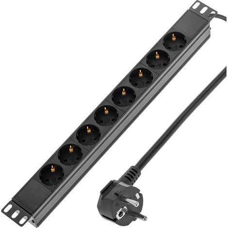 RackMatic - Barre multiprise per serveur rack 19" avec 8 Schuko (1/5)