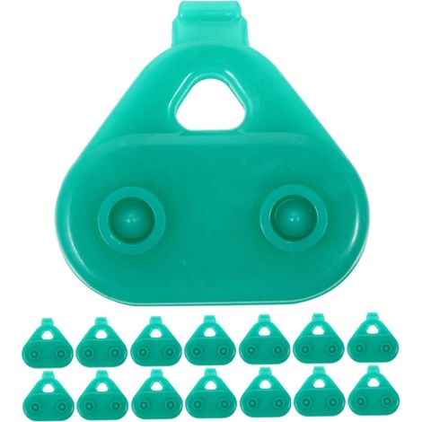 30er-Pack grüne ABS-Gartennetzclips, wiederverwendbar und robust, multifunktionales Befestigungszubehör für Sonnenschutzgewebe im Außenbereich (1/5)