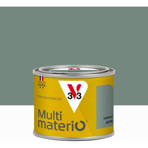 Pintura exterior satinada V33 Garrigue para madera, hierro y plástico, 125 ml. V33 (1/5)