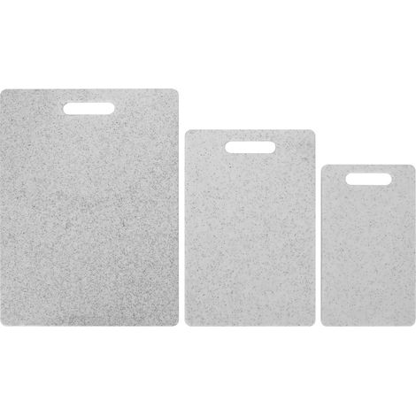 de 3 planches à découper imitation marbre double face