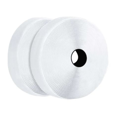 NASTRO A STRAPPO ADESIVO COL.BIANCO GANCIO+ASOLA MIS.3M+3M CON SPESSORE 20MM