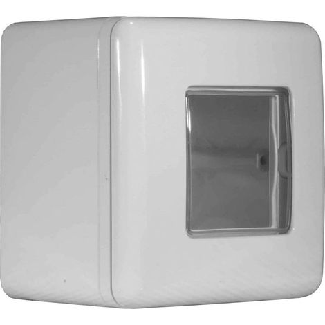 SCATOLA DA ESTERNO 'UNIVERSALE' 2 posti - mm 96 x 96 x 73 grigio